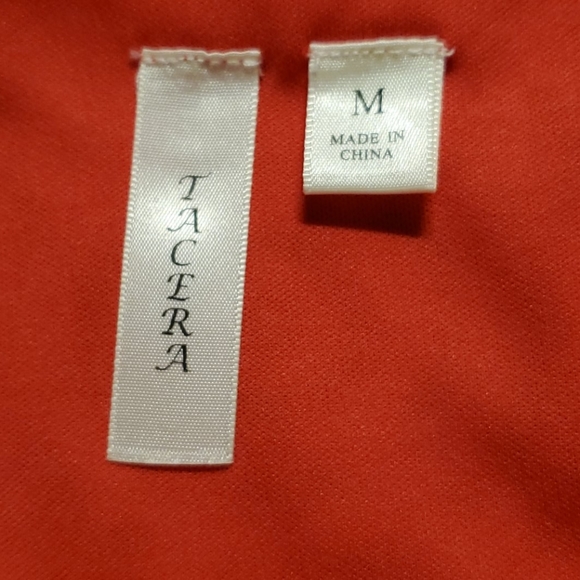 Tacera Red Lace Overlay Drop Waist Dress Medium - Picture 4 of 5